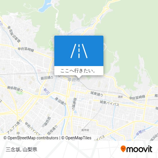 三念坂地図