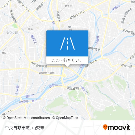 中央自動車道地図