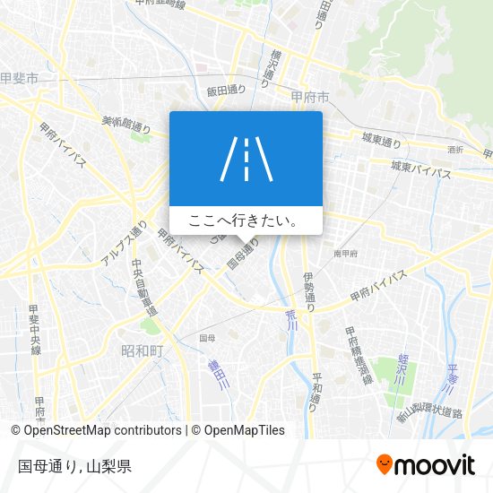 国母通り地図