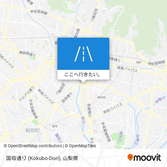 国母通り (Kokubo-Dori)地図