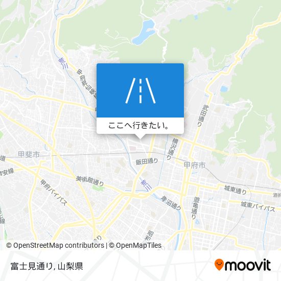 富士見通り地図