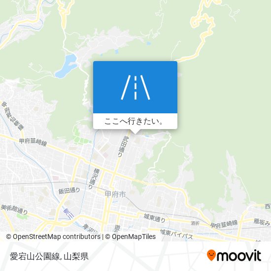 愛宕山公園線地図