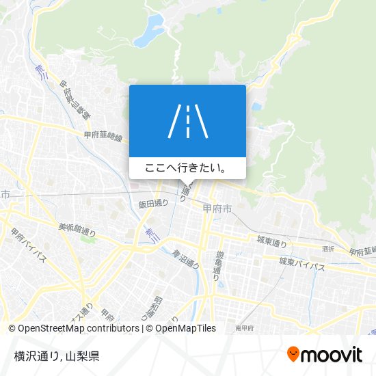 横沢通り地図