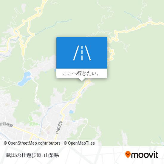 武田の杜遊歩道地図