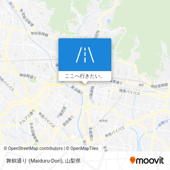 舞鶴通り (Maiduru-Dori)地図