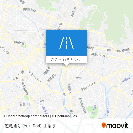遊亀通り (Yuki-Dori)地図