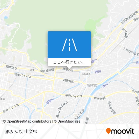 雁坂みち地図