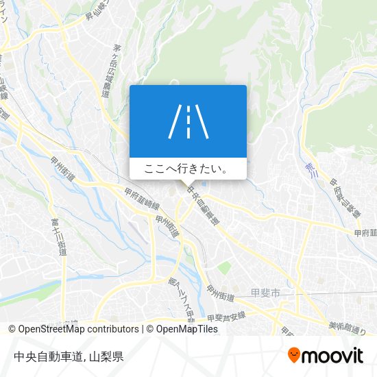 中央自動車道地図