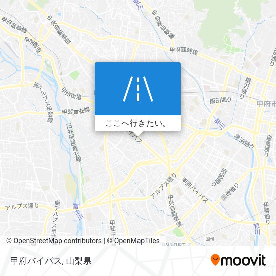 甲府バイパス地図