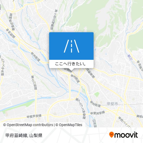 甲府韮崎線地図
