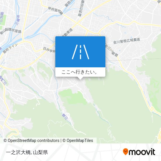 一之沢大橋地図