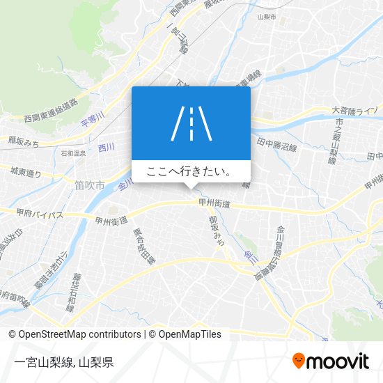 一宮山梨線地図