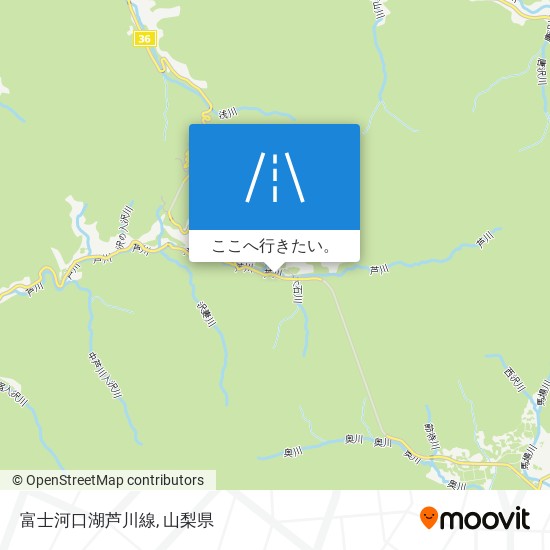 富士河口湖芦川線地図