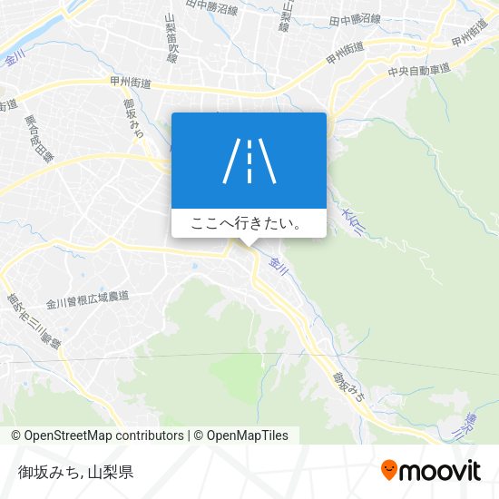 御坂みち地図