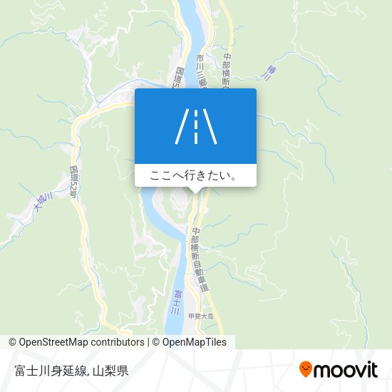 富士川身延線地図