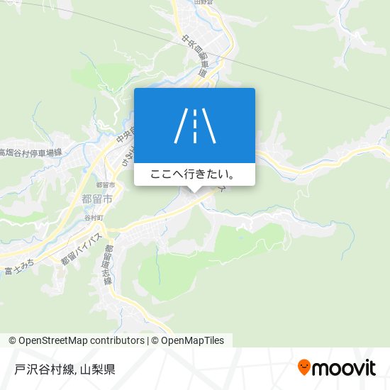 戸沢谷村線地図
