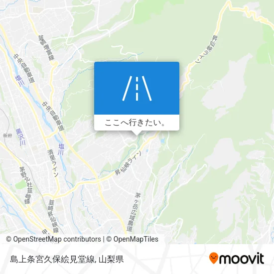 島上条宮久保絵見堂線地図