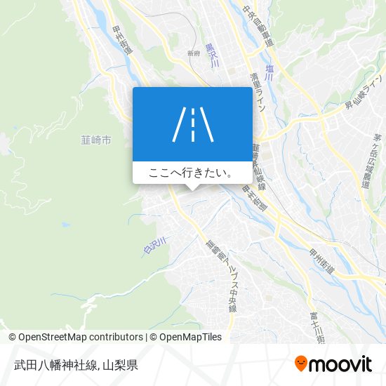 武田八幡神社線地図