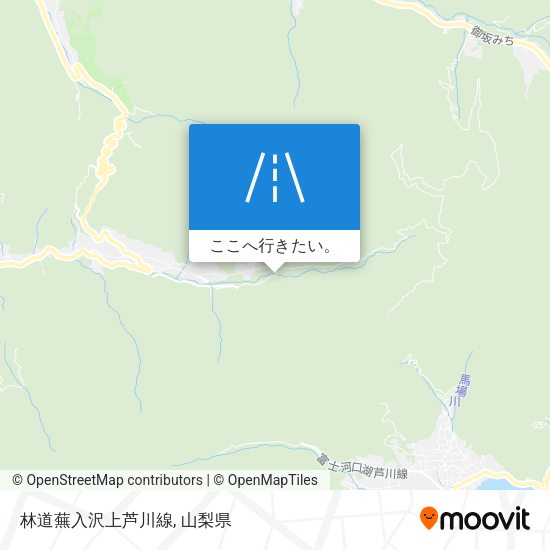 林道蕪入沢上芦川線地図