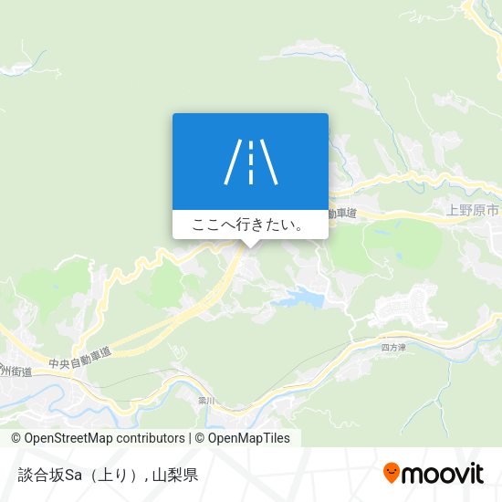 談合坂Sa（上り）地図