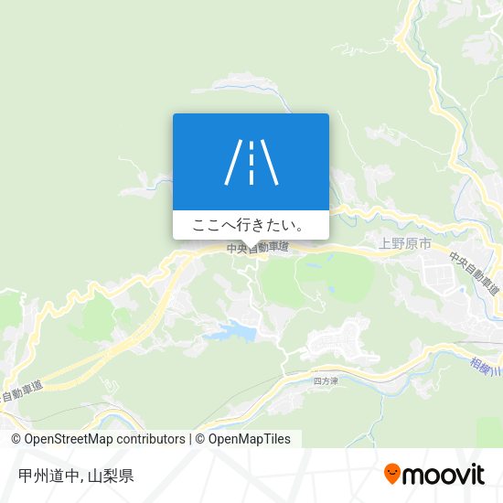 甲州道中地図