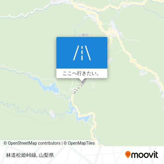 林道松姫峠線地図