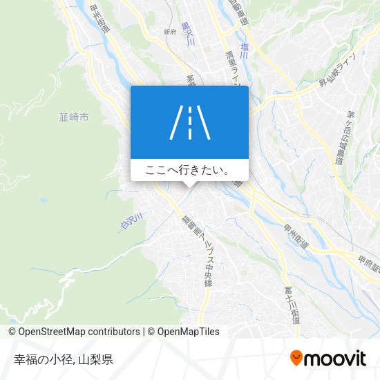 幸福の小径地図