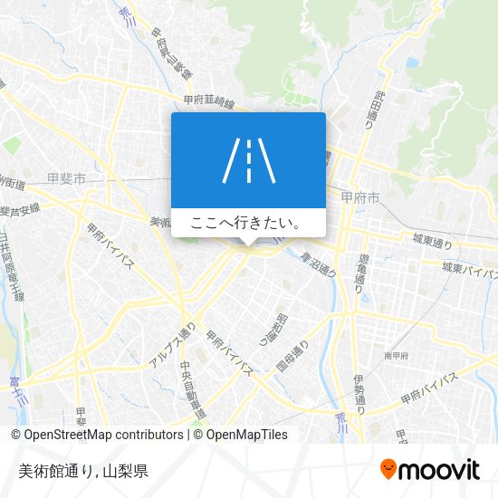 美術館通り地図