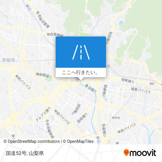 国道52号地図