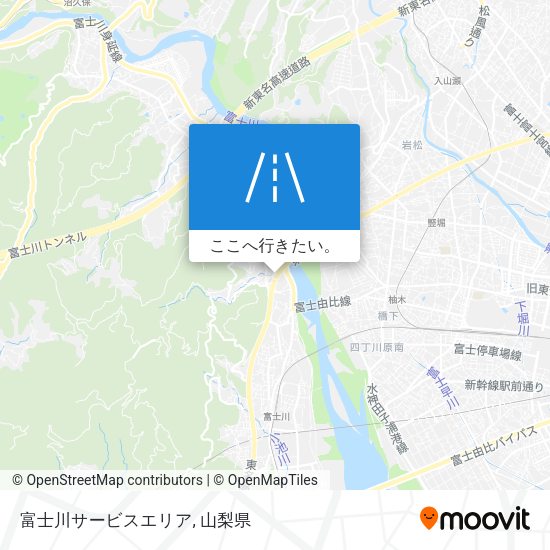 富士川サービスエリア地図
