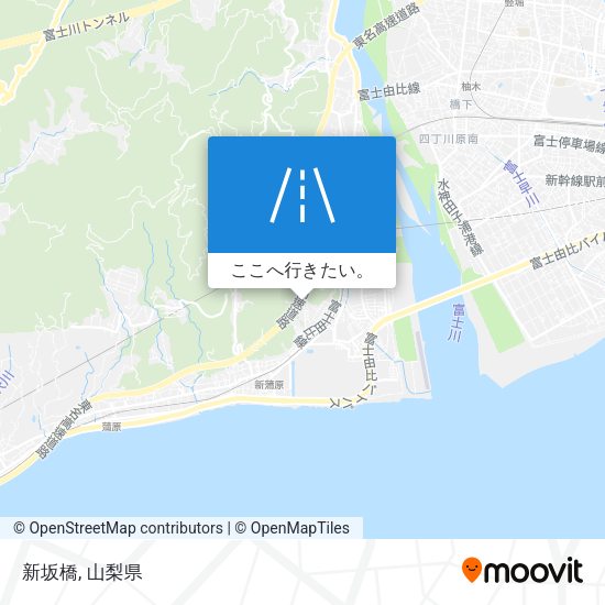 新坂橋地図