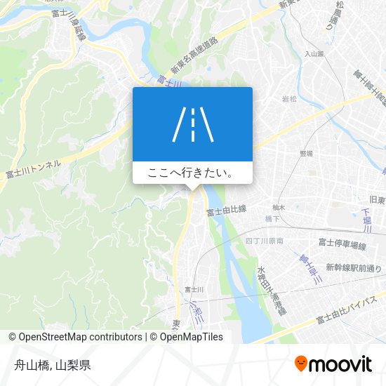 舟山橋地図