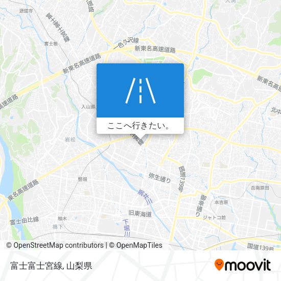 富士富士宮線地図