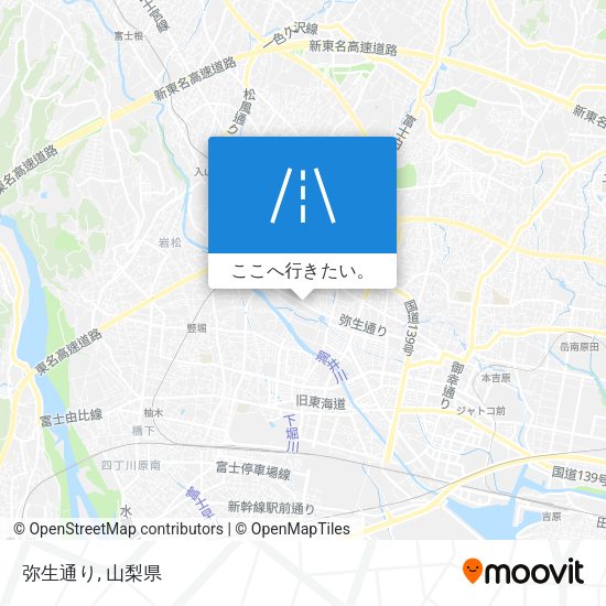 弥生通り地図