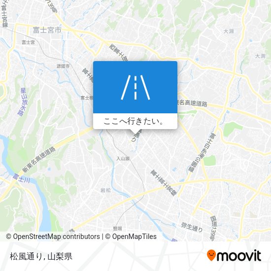 松風通り地図