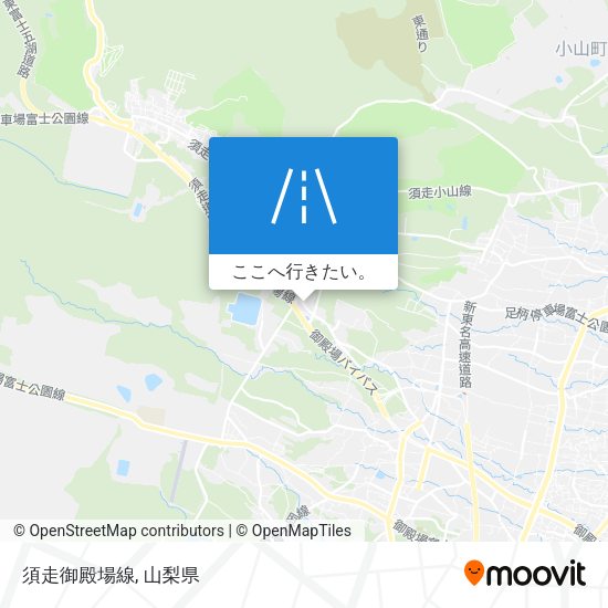 須走御殿場線地図