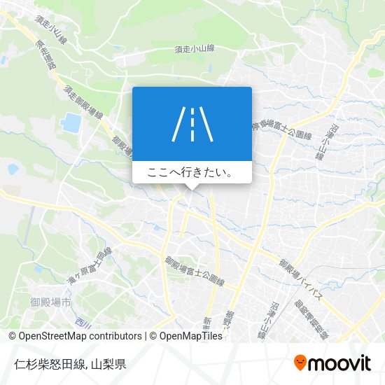 仁杉柴怒田線地図