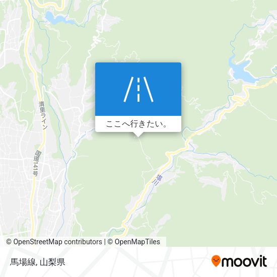 馬場線地図