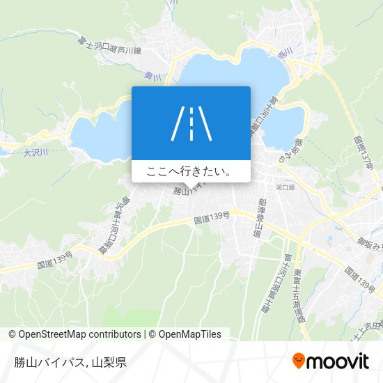 勝山バイパス地図