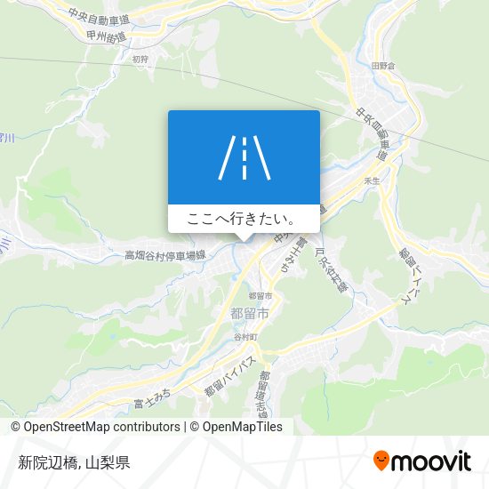 新院辺橋地図