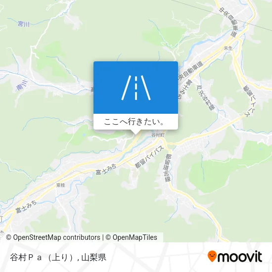 谷村Ｐａ（上り）地図