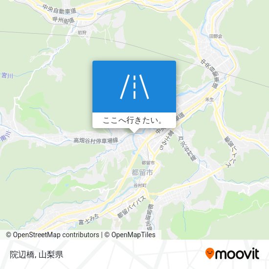 院辺橋地図