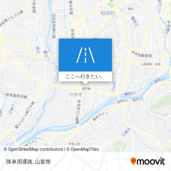 降車用通路地図