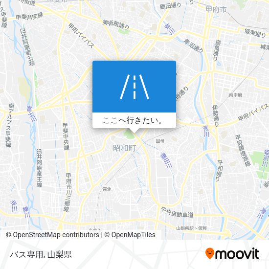 バス専用地図
