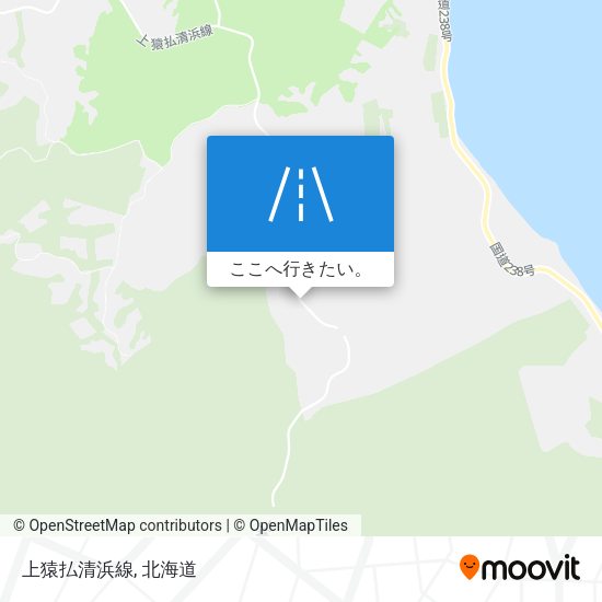 上猿払清浜線地図