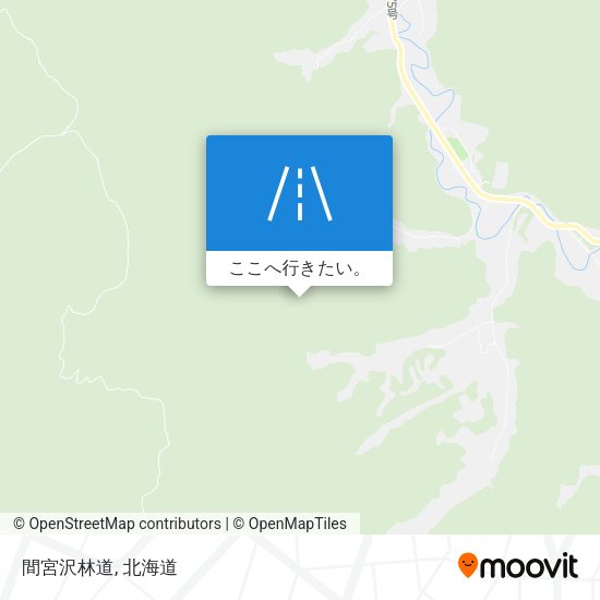 間宮沢林道地図