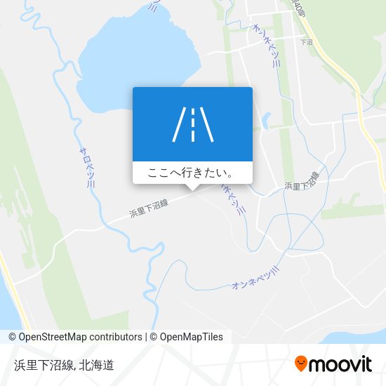 浜里下沼線地図