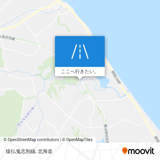 猿払鬼志別線地図