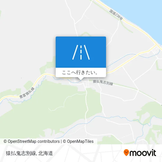 猿払鬼志別線地図