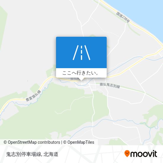鬼志別停車場線地図